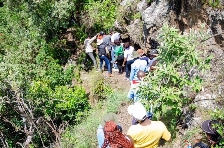 Trekking at Menengai Crater