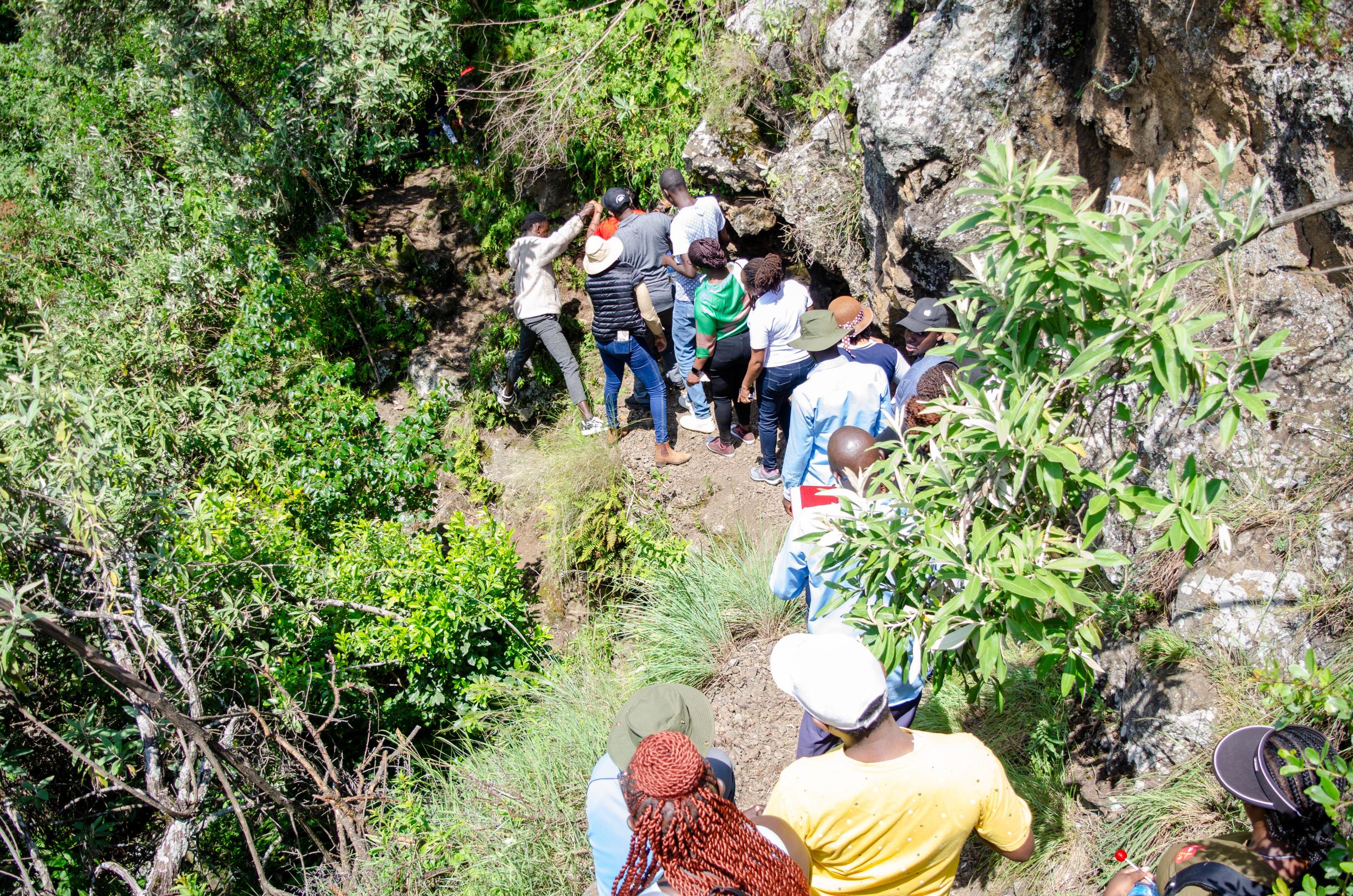 Trekking at Menengai Crater