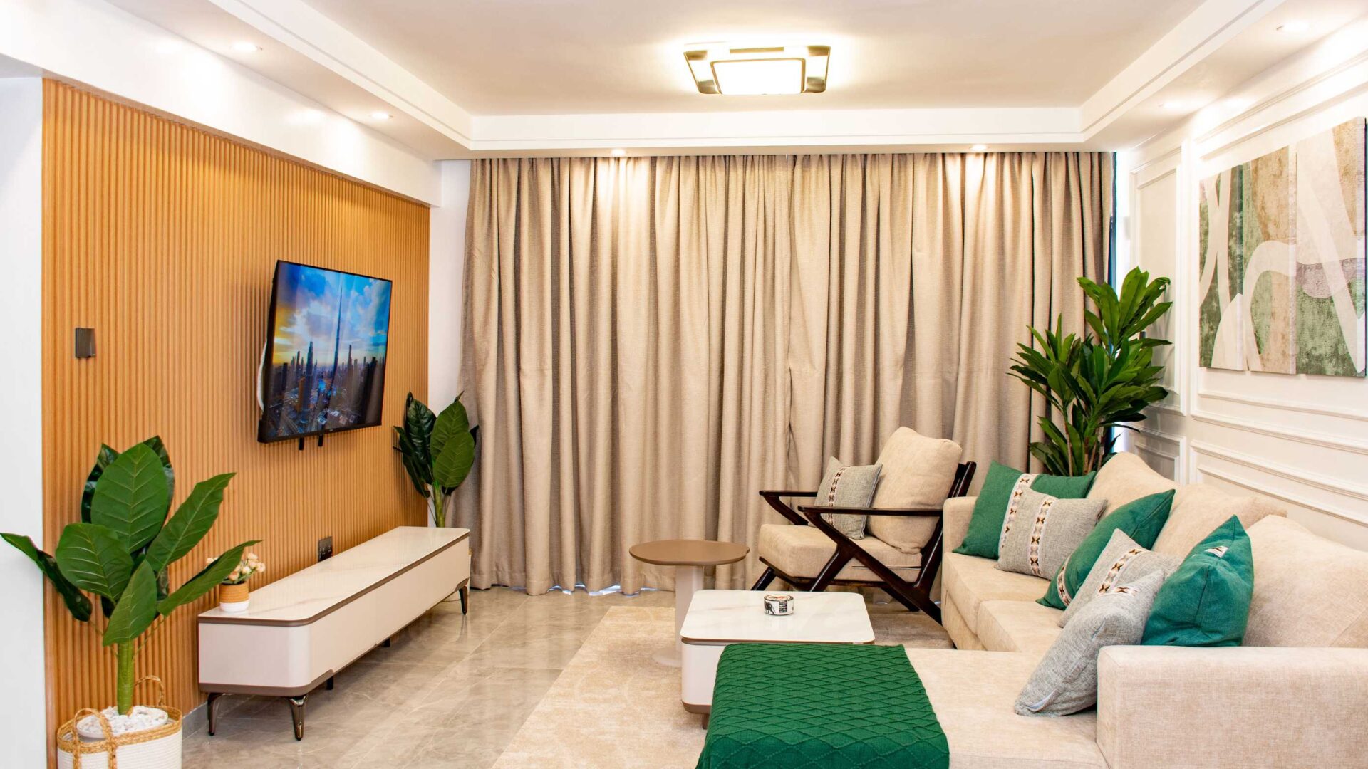 Living room night- Airbnb Photographer in Nairobi -Prices & Portfolio