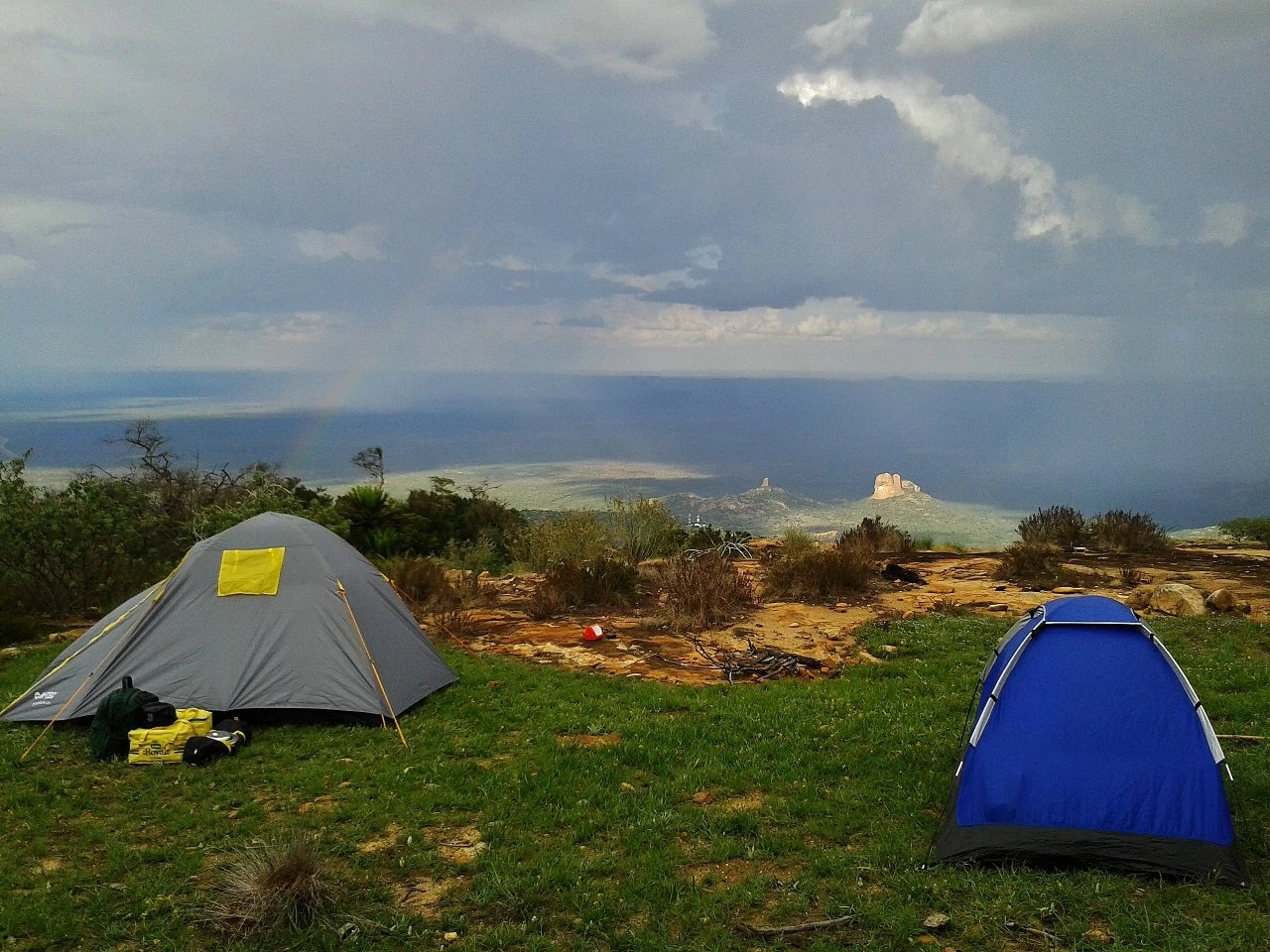 Camping in Mt Ololokwe Kenya